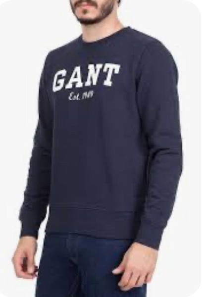 Men Gant Sweater Navy 38 / M / 46 #7Y4H