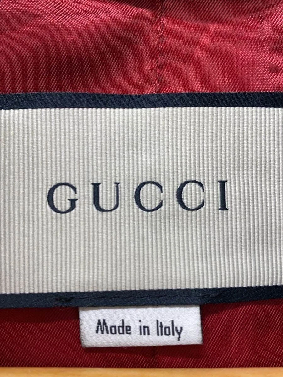 GUCCI giacca pelle blusa 36 nero