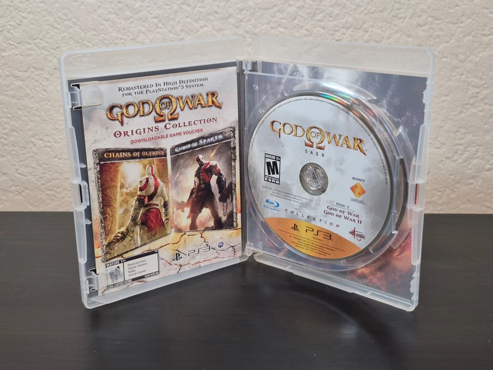 PS3 God of War Saga Complete CIB 2-Disc Collection 2012 Mint Discs - Image 2 of 4