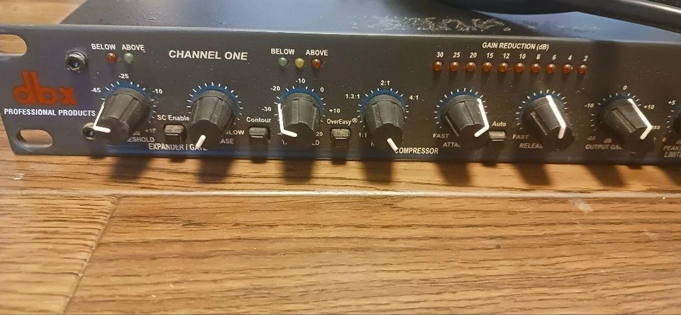 DBX 166XL Compressor Limiter Professional Audio Processor Operation Confirmed - Image 3 of 4