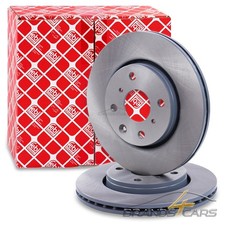 FEBI BILSTEIN 2xBREMSSCHEIBE SATZ BREMSSCHEIBEN VO BELÜFTET Ø247 FÜR TOYOTA AYGO