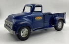 Vintage Tonka Toy Truck Blue Pickup Step Side Pressed Steel No Tailgate 1950s