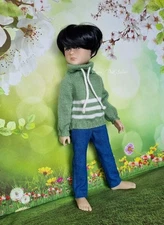 Outfit for Ruby Red Fashion Friends Boy Pullower Sweater 15 inch doll clothes 