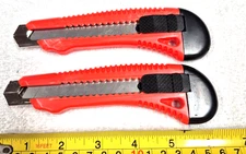 6" SNAP OFF UTILITY KNIVES 2 KNIVES 18MM BLADE #OR1