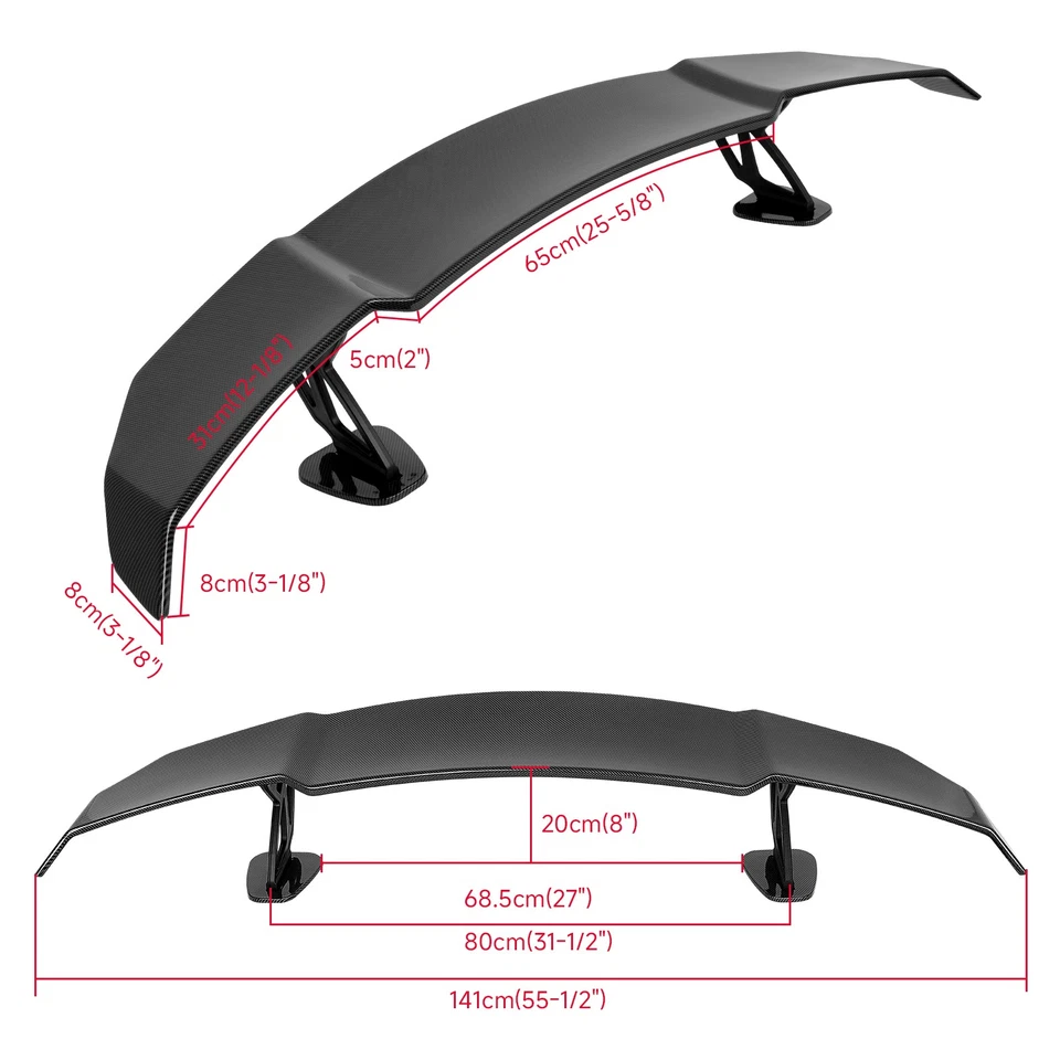 Alerón trasero de carbono 55" para Mercedes-Benz CLS550 CLS63 CLS53 AMG Foto 2 de 4