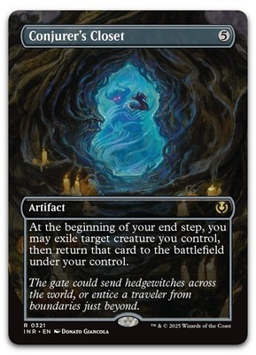 Conjurer's Closet (Borderless) #321 (NM) Innistrad Remastered INR Magic MTG