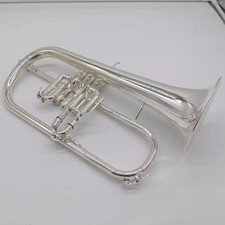 High quality Flugelhorn 8310ZS Silver Plated Bb Yellow Brass Bell Instrument --