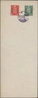 JAPAN, 1942. Cover "Fall of Singapore"C85-86, Comm Cancel