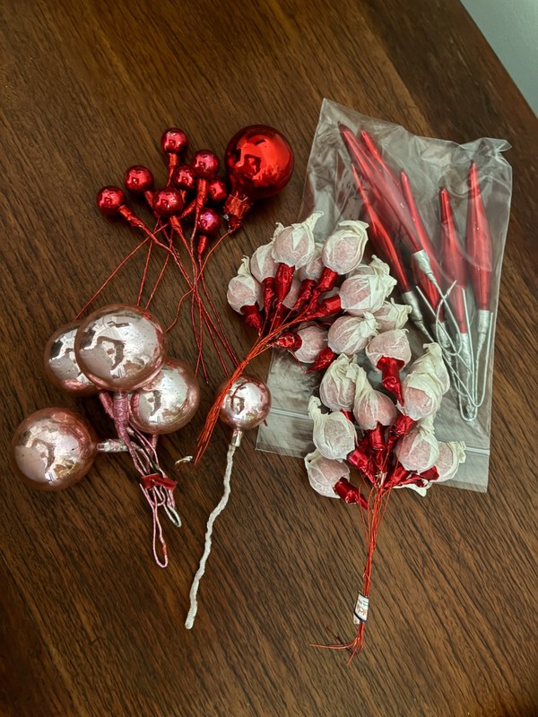 Vintage Christmas Ornaments/Glass Picks  (42)