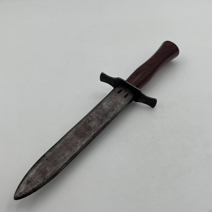 ORIGINAL FRENCH WWI W/ Sheath FIGHTING KNIFE by J. DELAIRE-LE VENGEUR de 1870