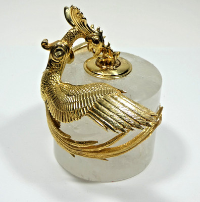 Solid 18k Gold Montegrappa Eternal Bird Inkwell Very Limited Edition 0/50