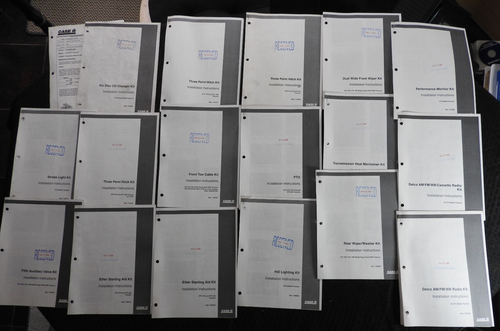 15+2001 Case IH Steiger Stx 275 325 375 410 440 Tracteur Installer Manuel Set - Photo 1 sur 16