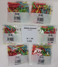 Tombola-Komplett-Set, R&ouml;llchenlose bunt, 100 Gewinne+Aufkleber+400 Nieten