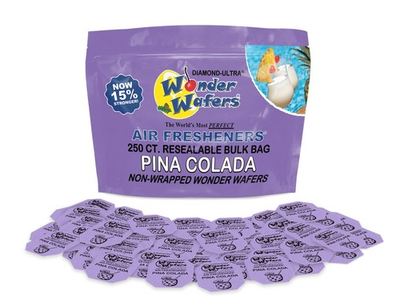 #ad Wonder Wafers 250 Pina Colada Unwrapped Automobile Professional Air Fresheners $31.49