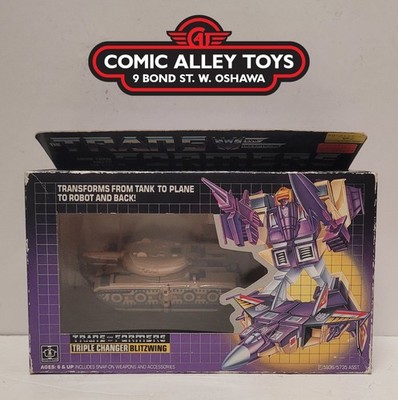 Vintage 1985 Transformers Decepticon Triple Changer Blitzwing - Sealed!