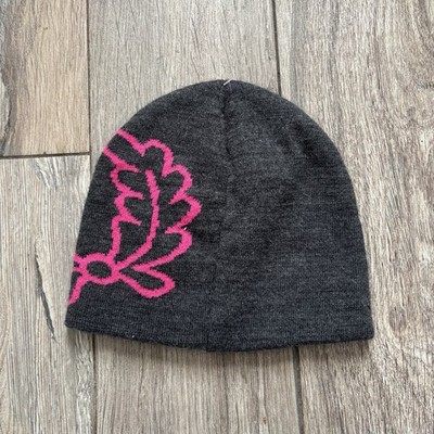 Fred Perry Beanie Unisex One Size White Big Logo Beanie Hat