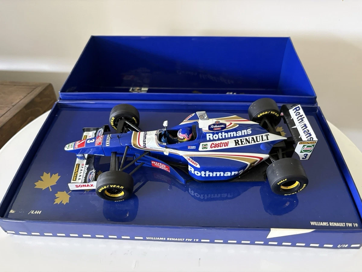 FIGURINE 1/18 Jacques Villeneuve Vroom For Minichamps