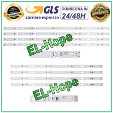 KIT 8 BARRE STRIP LED PER TV LG 47" 47LB561VZCB / 47LB570 / 47LB572 / 47LB580