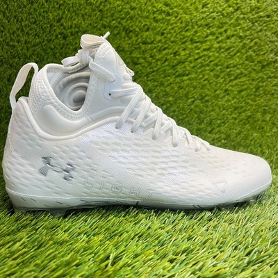 UNDER ARMOUR MEN\'S spotlight lux MC 2.0 football w/cleats white Size 11.5  NEW Under Armour Spotlight Lux MC 2.0 White Silver Football  main image 2