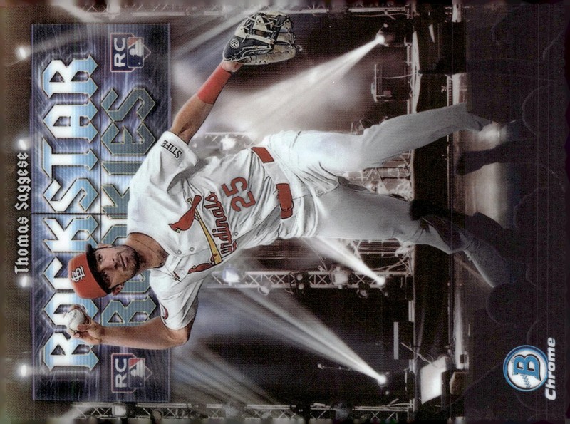 2024 Bowman Chrome Rockstar Rookies Thomas Saggese #RR-17 RC