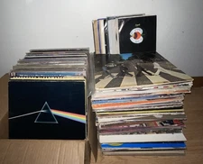 Massive Lot Vinyl Records Mixed 110+ Vintage Beatles Jimi Hendrix Woodstock