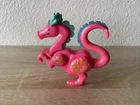 Vintage 1974 Fisher Price Pink Dragon #993 Little People Castle *HAS BOTH EARS