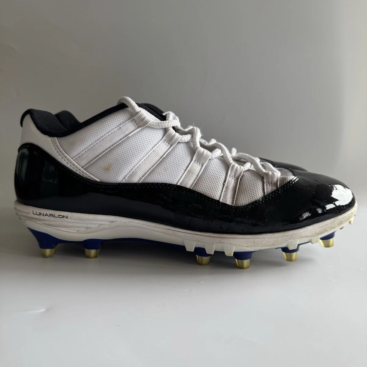 Nike Air Jordan 11 Retro TD Concord Football Cleats Size‎ 9.5 NO INSOLES Jordan 11 Mid TD Men main image 3