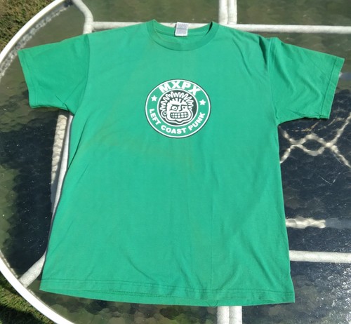 MxPx Left Coast Punk T-shirt Large Signed TW Vintage