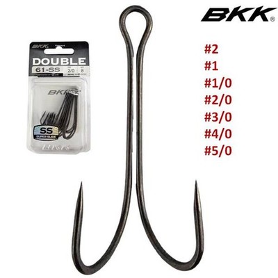 BKK Spear Double 61-SS Longshank Zwillingshaken extrem scharf SS Beschichtung