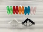 Vintage Fashion Doll Barbie Sized Clone High Heels Pumps Shoes Green Orange Red