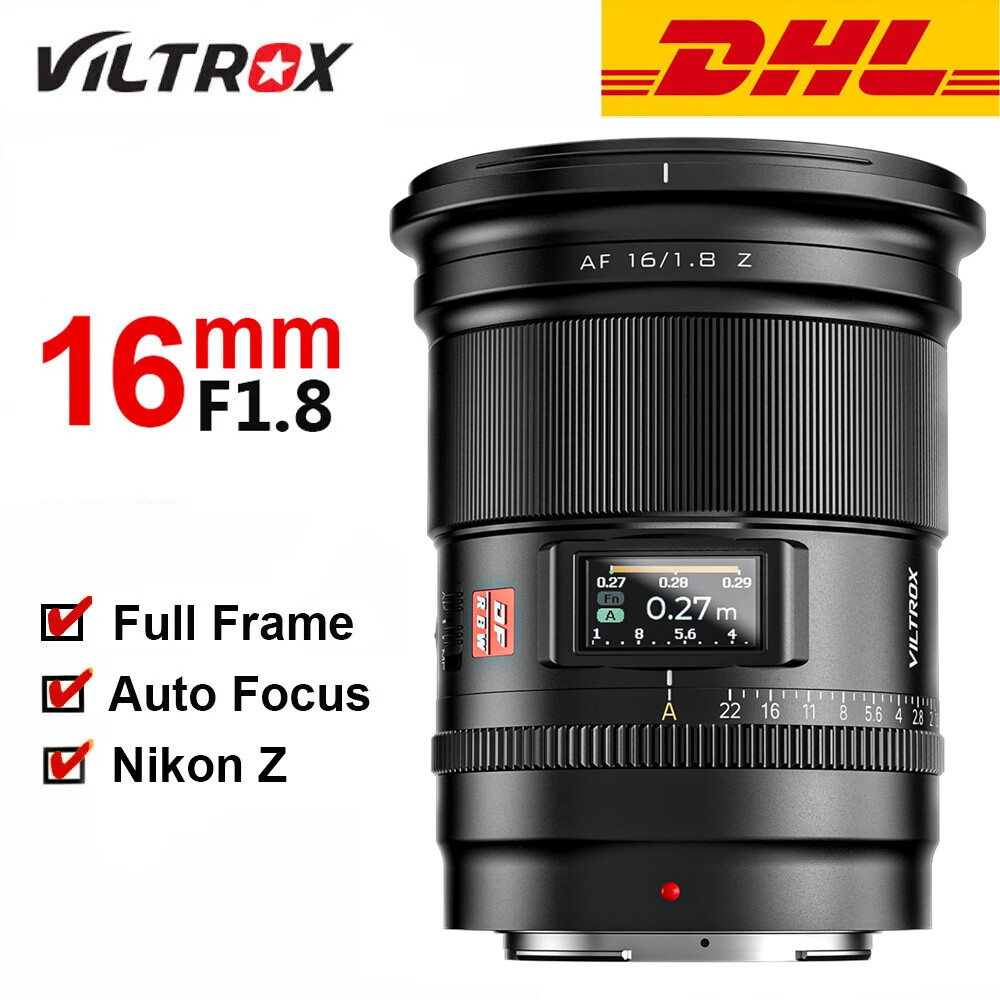 Viltrox 16mm F1.8 Full Frame Auto Focus Lens for Nikon Z Mount