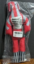 NEW  Win! Dammit Doll 12” Stress Reliever Sport Football Baseball Red Gray Black