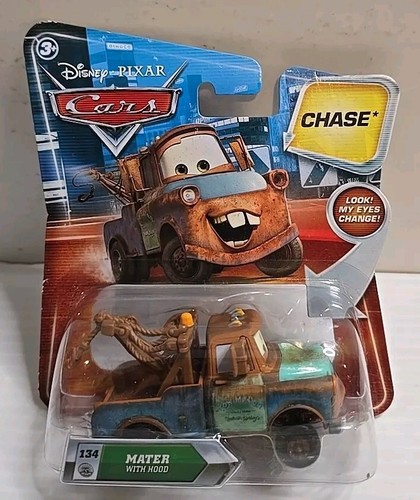 Disney Pixar Cars Mater mit Kapuze #134 Chase Die Cast Auto Look My Eyes Change