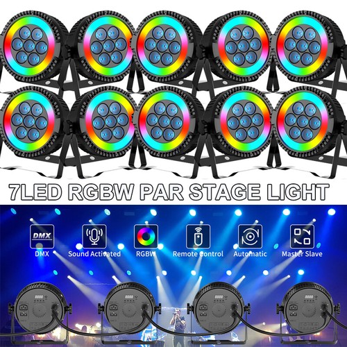 Portable Mini DMX512 LED Par Light Sound Control Master Slave For Wedding Party - Picture 11 of 22