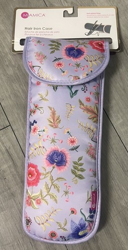 Miamica Haarglätter Lockenstab Reiseetui Tasche Hitzebeständig Organizer