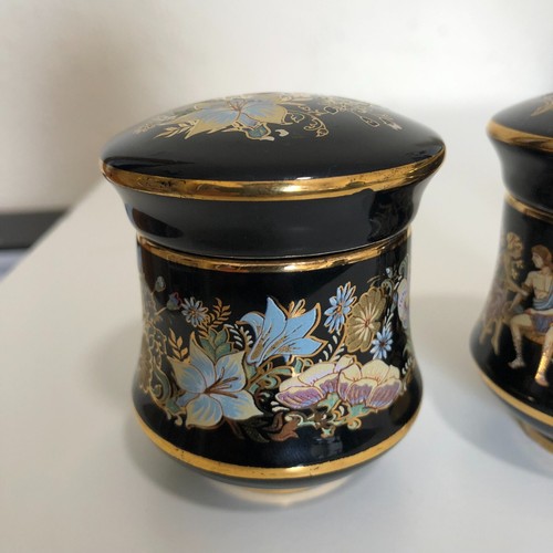 Vintage Empty Sappho and Bardaco Fragrance Solid Ceramic Perfume Bottle Pot - Picture 5 of 8