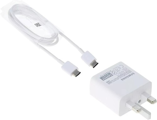 100% Genuine Samsung FAST Charger Plug OR Type C USB Cable Galaxy S8 S9 S10 S21 - Picture 2 of 8