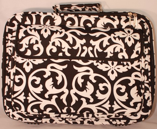 17" Laptop Computer Briefcase Messenger Bag Case w/ Handle & Shoulder Strap - Picture 3 of 42