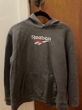Boy  s Reebok Gray Pullover Hoodie Size XL 18-20 