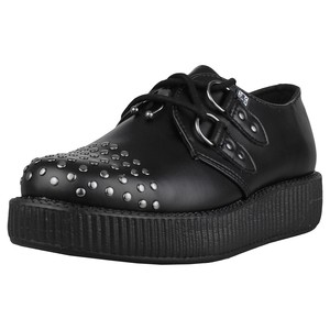 Low36 e Scarpe donna k T 840559173585 da sintetiche borchie Eu nere con u Viva stringate piercing vN8wm0n