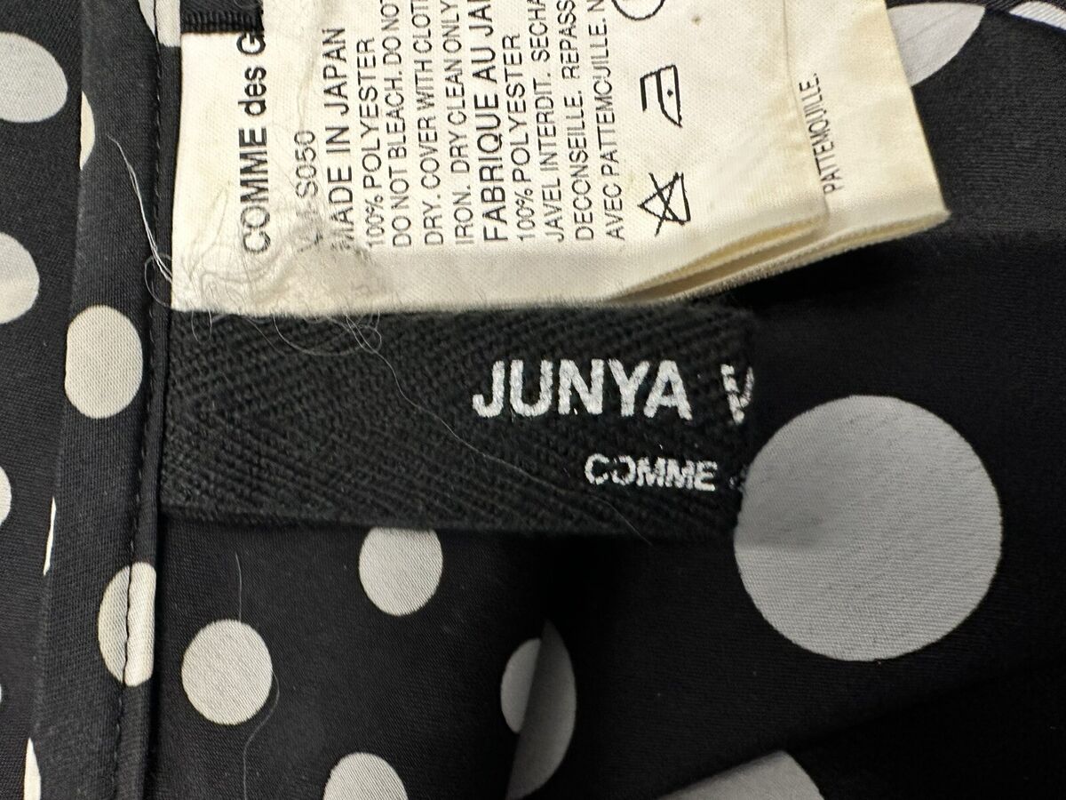 JUNYA WATANABE comme des garçons Polka Dot Vintage Skirt Sz JUNYA WATANABE comme des garçons Polka Dot Vintage Skirt Sz