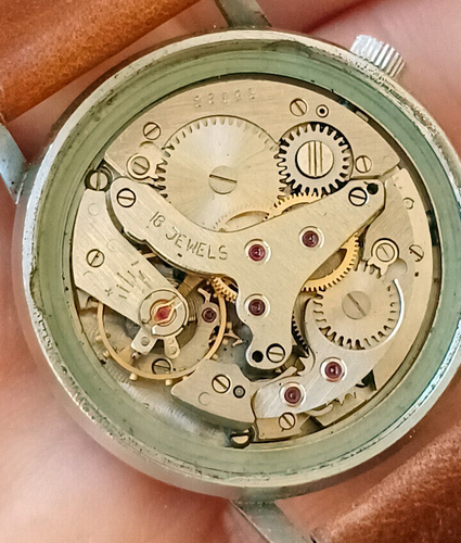 POLJOT SVEGLIARINO ALARM WATCH VINTAGE OROLOGIO UOMO RÉVEIL MONTRE UHR RELOJ - Foto 8 di 9