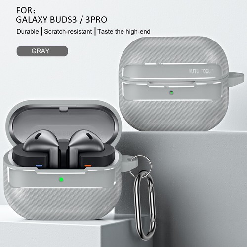Kohlefaser Muster Schutzhülle für Samsung Galaxy Buds 3 / 3 Pro Case Cover Etui - Zdjęcie 11 z 39