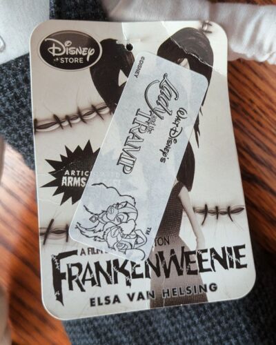 NWT RARE Disney Store Frankenweenie Plush Doll Lot: Victor, Elsa, & Edgar - Picture 8 of 10