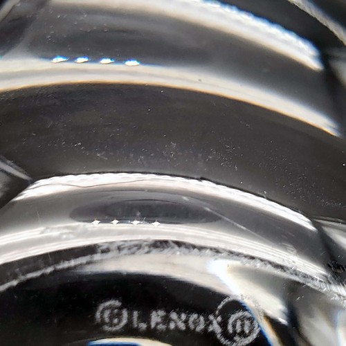 Lenox LONGWOOD Crystal Candy Dish Scalloped Tulip Shaped Marked Retired - Bild 4 von 7