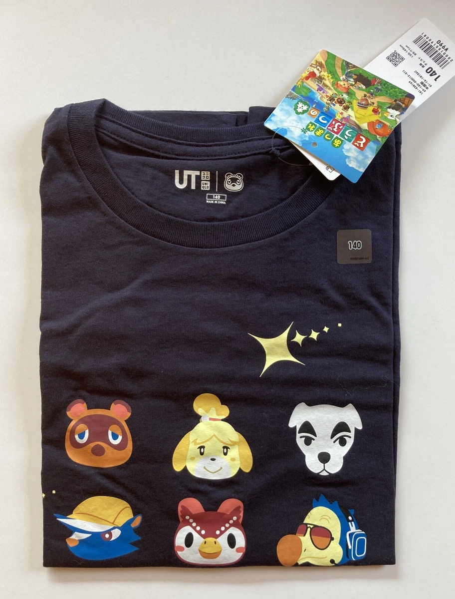 UNIQLO Animal Crossing Kids T Shirt 140cm Size 9 10 from Japan Nintendo