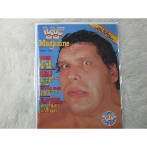 *NEAR MINT* WWF Magazin März 1988 Andre The Giant and The Ultimate Warrior - Bild 10 von 10