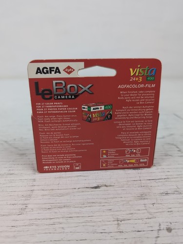 Agfa Photo LeBox Camera Flash Point & Shoot 27 Picture Capacity Photography New! - Picture 2 of 4