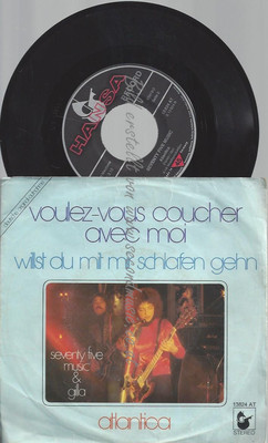 7''--GILLA & SEVENTY FIVE MUSIC--VOULEZ VOUS COUCHER AVEC MOI