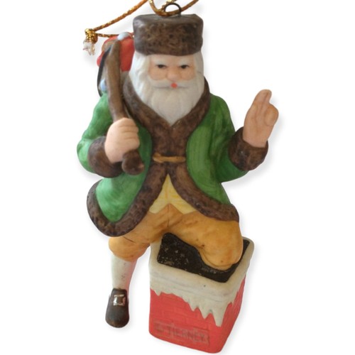 Evolution Of The American Santa Claus Ornament Ceramic In Chimney Tom Tierney - Picture 8 of 17